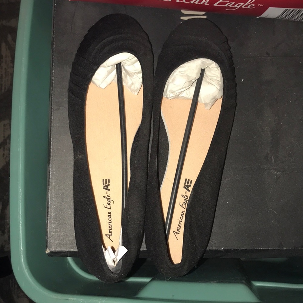American Eagle Black Flats